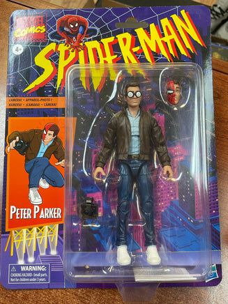 Peter Parker (Marvel Legends Retro, Hasbro) SEALED - Bitz & Buttons