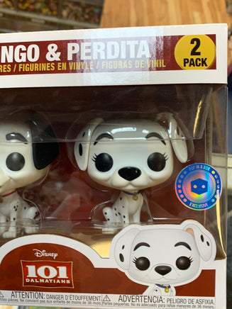 Pongo & Pedita 2 Pack (Funko Pop, Disney 101 Dalmatians) - Bitz & Buttons