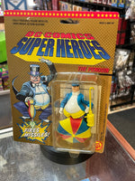 Umbrella Firing Missels Penguin (Vintage DC Comic Superheroes, Toybiz) **SEALED**