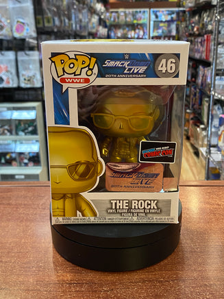 Gold The Rock 46 (Funko Pop,WWE) **NYCC Exclusive** - Bitz & Buttons