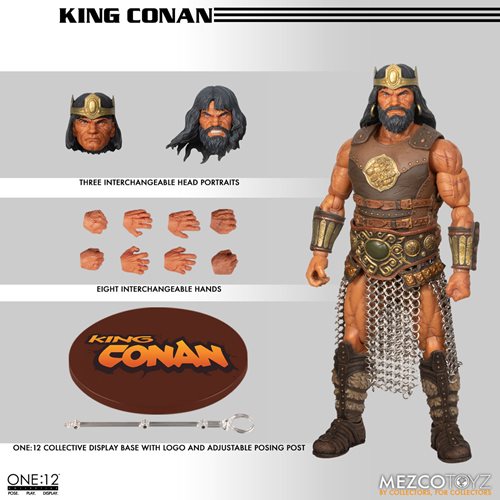 King Conan 1/12 Scale (Mezco One:12, Conan the Barbarian)| Bitz