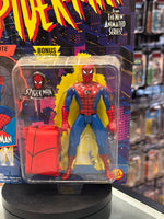 Web Parachute Spider-Man (Vintage Marvel Animated Spider-Man, Toybiz) SEALED