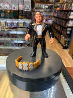 Black Suit Ted DiBiase with Belt 9054 (Vintage WWF WWE, Hasbro) - Bitz & Buttons