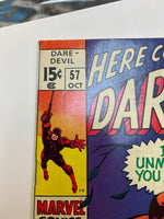 Daredevil #57 -Unmasked of Matt Murdock-  (DC, Comics) Good