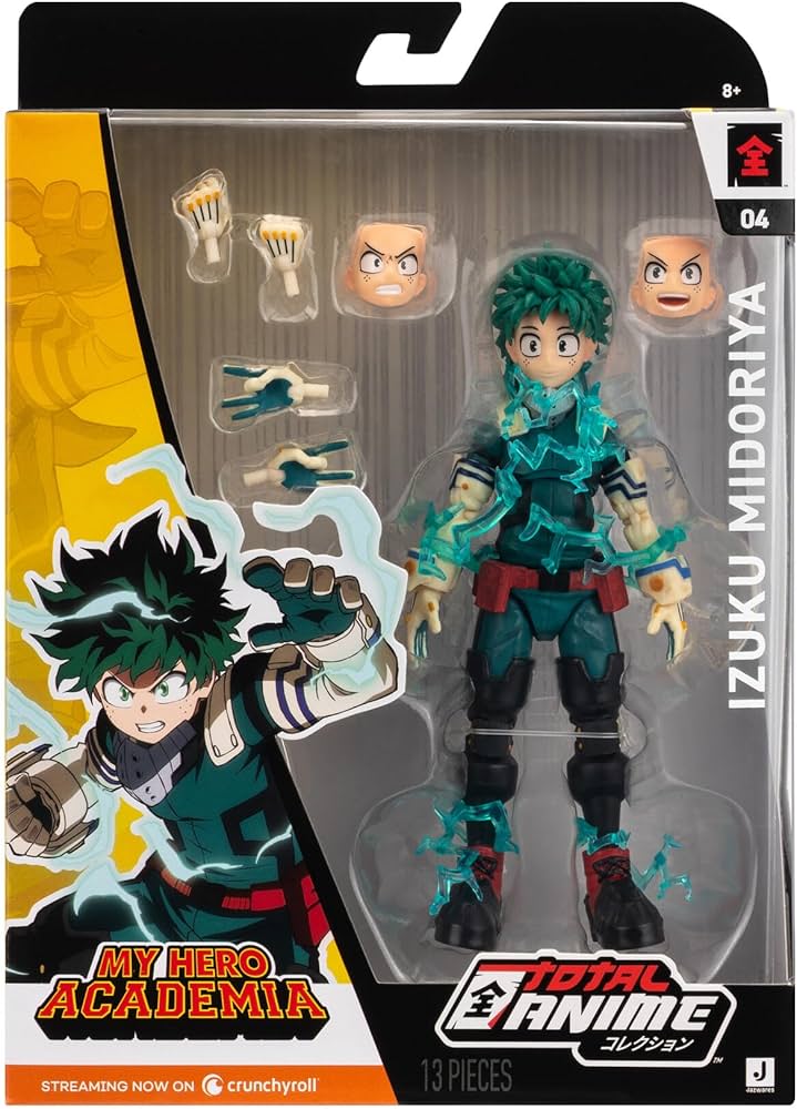 Izuku Midoriya MHA 8008 (Total Anime, Jazwares)| Bitz & Buttons