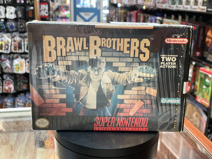 Brawl Brothers with Box & Manual (SNES Super Nintendo, Vintage Video Games) LOOSE - Bitz & Buttons