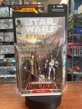 Obi-wan Kenobi & Arc Trooper #55 (Star Wars Republic Comic Packs, Dark Horse, Hasbro) SEALED - Bitz & Buttons