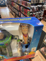 Interactive Buddies Buzz & Woody (Vintage Toy Story, Think Way) **SEALED**