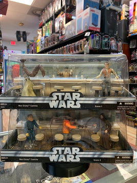 Mos Eisley Cantina Scene Lot of 2 (Star Wars Saga Collection, Hasbro) SEALED