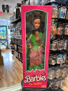 Green Dress Barbie In India 9910 (Vintage Barbie, Leo Mattel)
