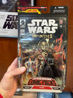 Infinites Princess Leia & Darth Vader #4 (Star Wars Comic Packs, Dark Horse, Hasbro) SEALED - Bitz & Buttons