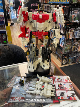 Superion with PC-03 Upgrade Kit (Takara Transformers, Unite Warriors) COMPLETE - Bitz & Buttons