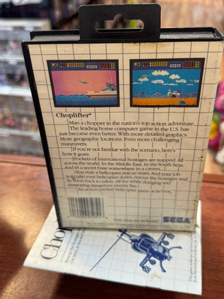 Choplifter with Box & Manual (Vintage Sega Master System, Video Game) - Bitz & Buttons