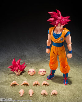 Super Saiyan God Son Goku -God Aura- (Bandai SH Figuarts, Dragon Ball) - Bitz & Buttons