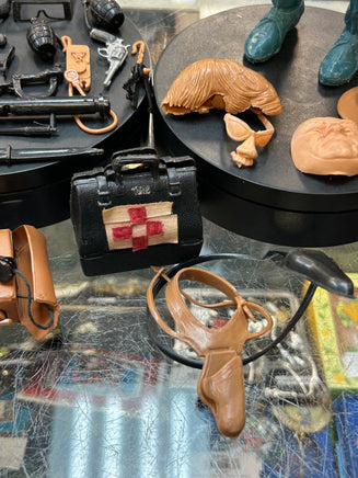 Double Agent with Accessories (Vintage Mike Hazard, Marx Toys) Loose - Bitz & Buttons