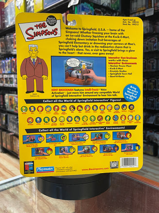 Kent Brockman (Vintage Simpsons, Playmates) SEALED - Bitz & Buttons