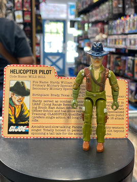 Wild Bill with File Card (Vintage GI Joe, Hasbro) **COMPLETE** - Bitz & Buttons