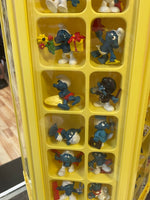 Smurf Collectors Center Display with 75+ Figures  (Vintage PEYO, Schleich) - Bitz & Buttons