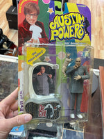 Dr.Evil & Mr.Bigglesworth (Austin Powers, Vintage McFarlane) SEALED - Bitz & Buttons