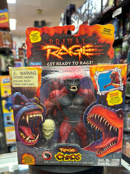 Chaos the Mighty Techno Witch Doctor (Vintage Primal Rage, Playmates) Sealed