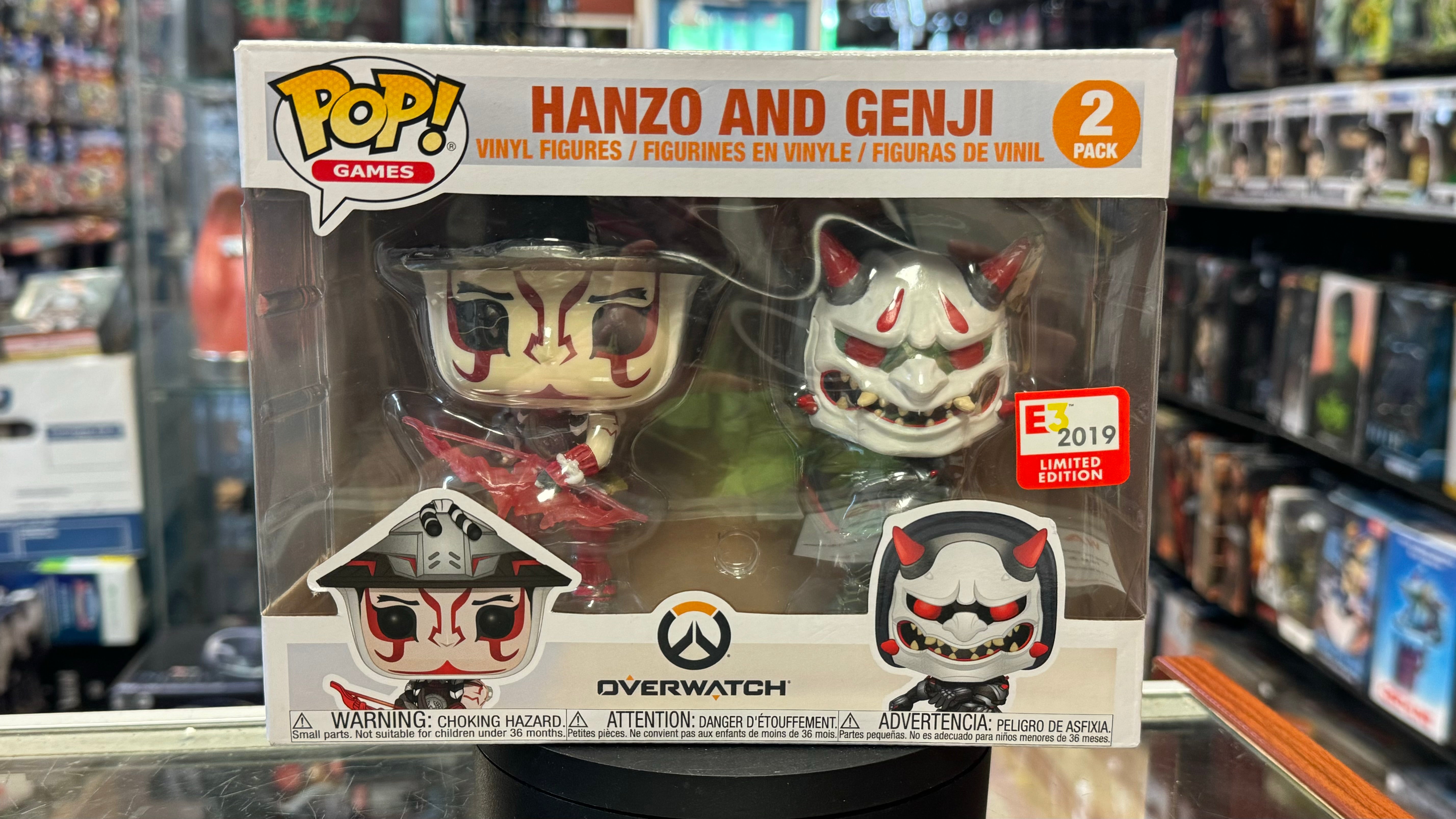 Pop Overwatch Genji Pop Hanzo And Genji Pack Funko Pop! Overwatch