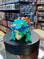 Cave Turtle Leo & Dingy Dino (Vintage TMNT Ninja Turtles, Playmates) COMPLETE - Bitz & Buttons