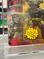 1988 Rocksteady Soft Head (TMNT Mutant Ninja, Playmates) GRADE: 70+