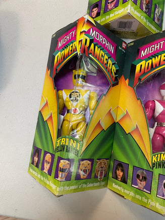 Mighty Morphin 8" Set of 5 (Vintage MMPR Power Rangers, Bandai) SEALED - Bitz & Buttons