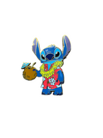 Hawaiian Style Stitch (Walt Disney World, Pin Traders) - Bitz & Buttons