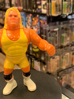 Yellow Mr Perfect 0854 (Vintage WWF WWE, Hasbro)