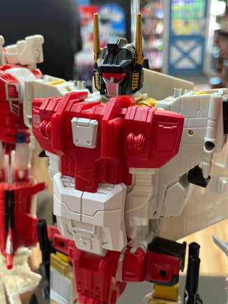 Superion with PC-03 Upgrade Kit (Takara Transformers, Unite Warriors) COMPLETE - Bitz & Buttons