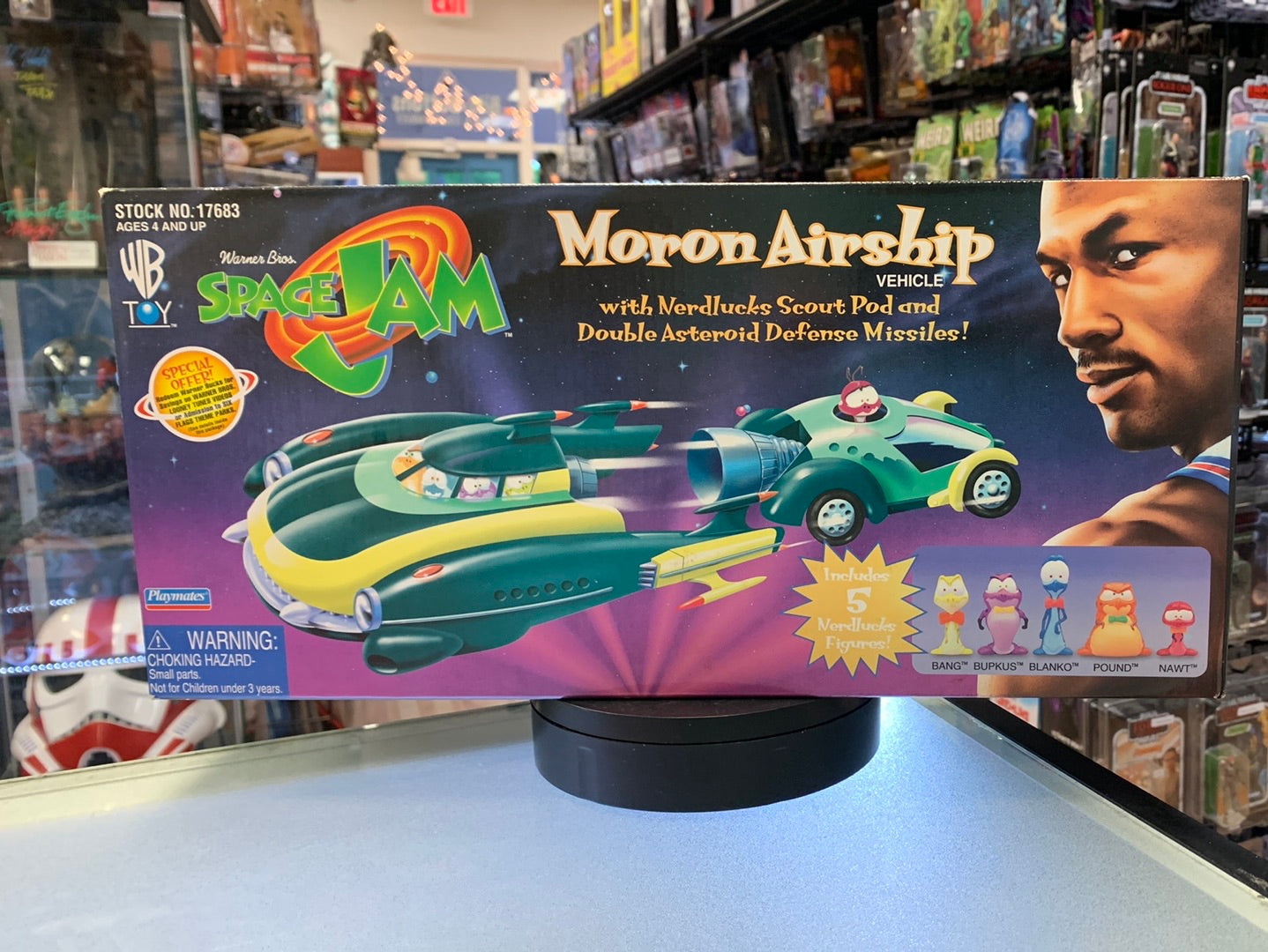 Moron Airship Vehicle (Vintage Space Jam, Playmates) Seales| Bitz