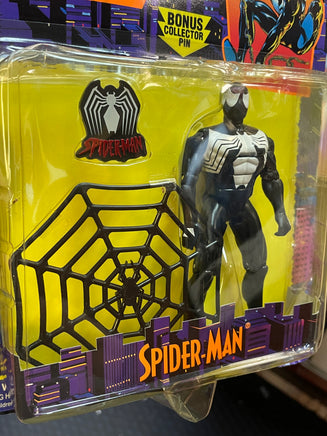 Black Costume Spider-Man (Vintage Marvel Superheroes, Toy Biz) SEALED - Bitz & Buttons