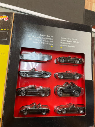 Black Convertible Collection (Vintage Hot Wheels, Mattel) SEALED - Bitz & Buttons