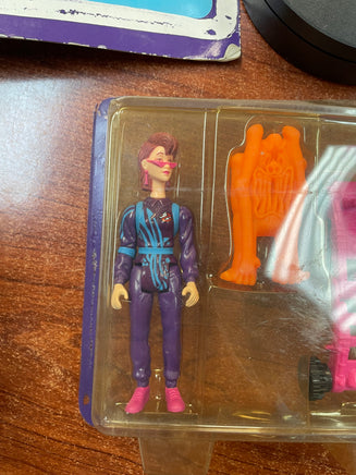 Janine Melnitz With Racin’ Ringer & Stretch Ghost (Vintage Ghostbusters, Kenner) OPEN BOX - Bitz & Buttons