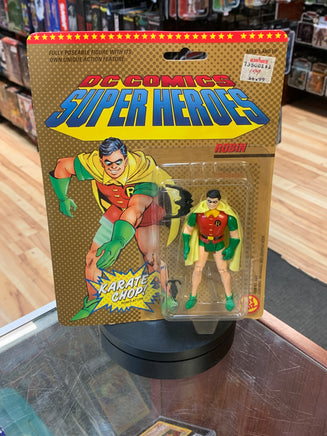 Robin with Karate Chop 0019 (VIntage DC Superheroes, Toybiz) SEALED - Bitz & Buttons
