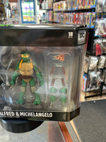 Alfred & Michelangelo (TMNT Ninja Turtles, DC Collectibles) **SEALED**