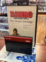 Rambo with Box & Manual (Vintage Sega Master System, Video Game) - Bitz & Buttons