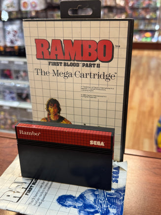 Rambo with Box & Manual (Vintage Sega Master System, Video Game) - Bitz & Buttons