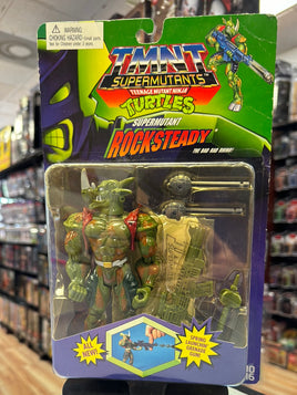 Supermutant Rocksteady 0030 (Vintage TMNT NInja Turtles, Playmates) Sealed