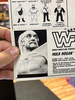 Body Slamming Hulk Hogan Spanish Card 1331 (Vintage WWE WWF, Hasbro) Sealed