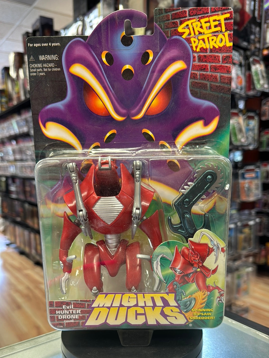 Evil Hunter Drone 1249 (Vintage Mighty Ducks, Mattel) SEALED| Bitz