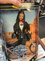 Harley Davidson Brunette Hair BArbie #22256 (Vintage Barbie, Mattel) **SEALED**