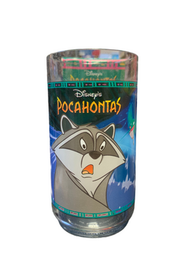 Meeko & Flit Pocahontas Plastic Cup (Vintage Happy Meal Glasses, Burger King)