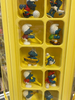 Smurf Collectors Center Display with 75+ Figures  (Vintage PEYO, Schleich) - Bitz & Buttons