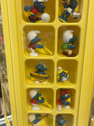 Smurf Collectors Center Display with 75+ Figures  (Vintage PEYO, Schleich) - Bitz & Buttons