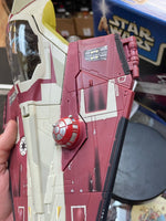 Obi Wan Jedi Starfighter (Vintage Star Wars, Hasbro) **COMPLETE**