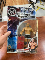 Bill Goldberg Series 6 (WWE Ruthless Aggression, Jakks Pacific) SEALED - Bitz & Buttons
