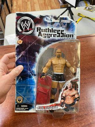 Bill Goldberg Series 6 (WWE Ruthless Aggression, Jakks Pacific) SEALED - Bitz & Buttons