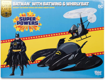 Batman with Batwing & Whirlybat 3pk (DC Super Powers, McFarlane) **SEALED** - Bitz & Buttons